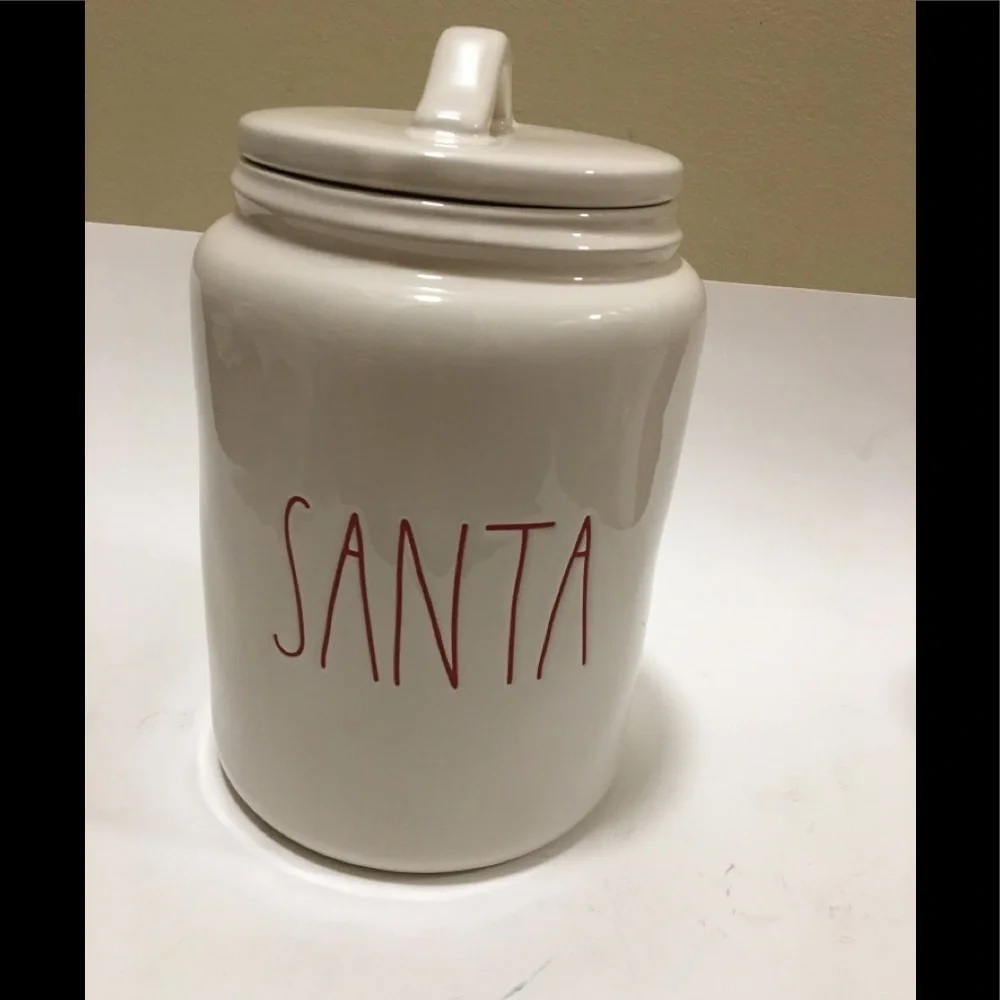 New Rae Dunn “SANTA” Christmas Jar